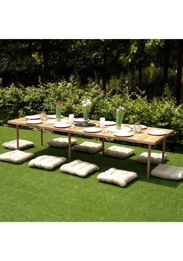 Katlanabilir Piknik Masası Katlanabilir Kamp Masası 75x200 Cm Ceviz