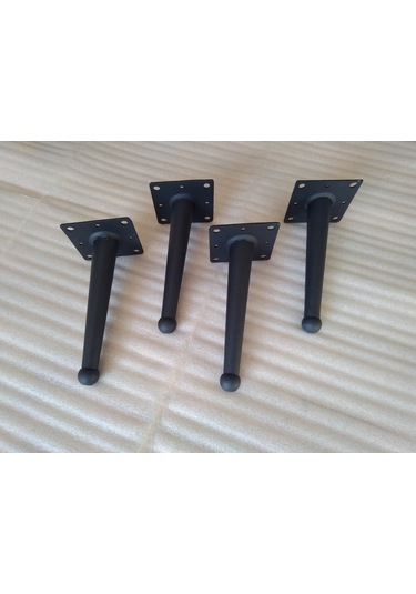 Demontepark Kanepe Ayağı Tv Ünitesi Ayağı Konik Ayak Metal Ayak(4 ADET)