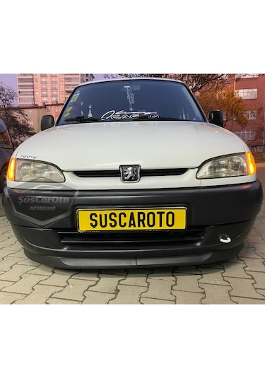Peugeot Partner 1 1996-2003 Uyumlu Üniversal Astra H Lip Esnek Ön Lip 2 Parça Tampon Altı Dil Karlık Ön Ek 00 Şüscaroto Aksesuar