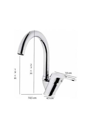 Sardıcı Banyo Lavabo Bataryası Krom