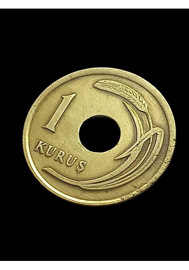1949 1 Kuruş Madeni Koleksiyon Türk Lirası Hobi Antika Nümismatik