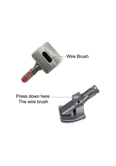 Yifomall Süpürgeye Uygun Evcil Hayvan Tüy Temizleme Fırçası: Tüy Alıcı, Boru Bağlantısı Ve Anahtar Kilitli Uç İle Ev Temizliği Kolaylaştırır