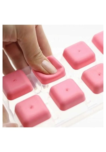 Yapışmaz Silikon Buz Kalıbı Bas Çıkar Slikon Buz Kalıbı Küp Buz K