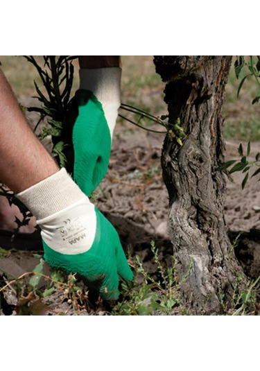 Mapa Harpon 330 Pamuk Dokuma Lateks Kaplı Ağır İş Eldiveni No:9