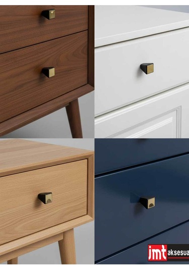 Lüks Fonte Düğme Mobilya,çekmece,tv Ünitesi.dolap,yatak Odası,şifonyer Kulpu Siyah