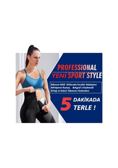 Sauna-tayt Model Sıkılaştırıcı Etkili Yüksek Bel Agraflı Termal Toparlayıcı Ve Sport Tayt SiYAH