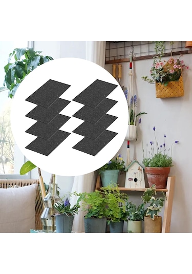 Suntek 8 Adet Kılcal Mat Siyah Bahçecilik İçin Otomatik 33x20-cm