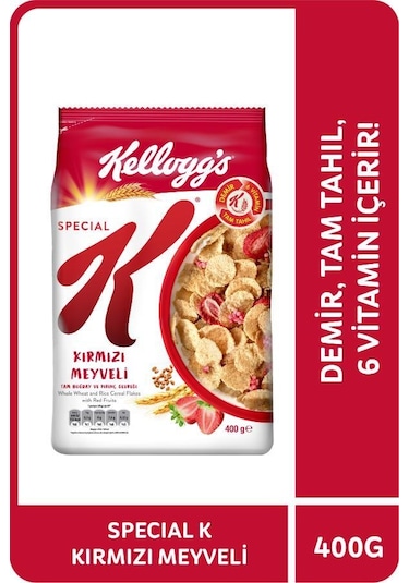Kellogg's Special K Kırmızı Meyveli Pirinç Gevreği 400 G