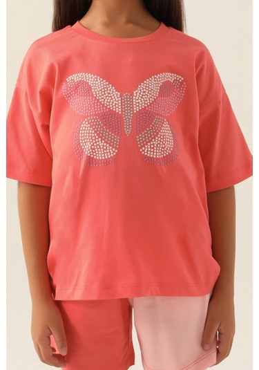 Rolypoly Colour Butterfly Coral Kız Çocuk Şort Takım 5274-42960 Eflatun