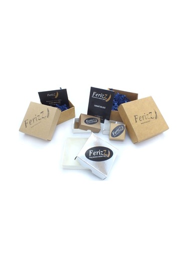 Ferizz Zirkon Taşlı Gümüş Kolye Gk-302