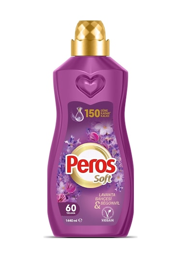 Peros Soft Lavanta Bahçesi & Begonvil Konsantre Çamaşır Yumuşatıcısı 1440 ML