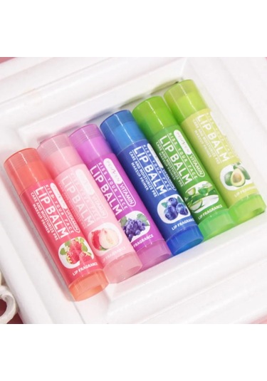 Vkemall Meyveli Jöle Etkili, Renk Değiştiren Nemlendirici Dudak Maskesi Ve Balm Seti 6 Adet