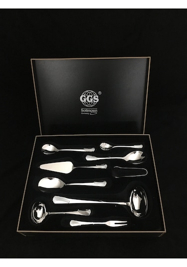 Ggs Solingen Petra Mat 96 Parça Çatal Kaşık Bıçak Takımı Füme