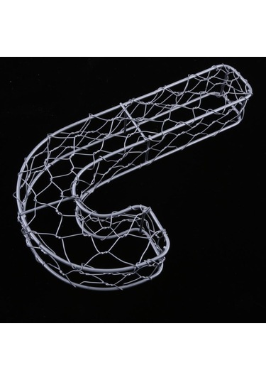 Suntek Magideal Alfabe Demir Tel Çelenk Çerçeve Etli Saksı Metal J