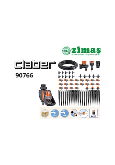 Claber 90766 Tımer Kıt 20 Logıca Damla Sulama Ve Zamanlayıcısı