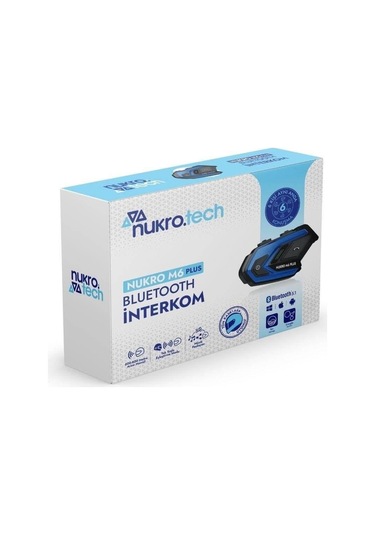 Nukrotech Nukro M6 Plus Bluetooth 6 Kişilik İnterkom