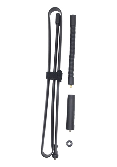 Geeksen Kask Telsizi At-124 İnterkom Anteni 124cm Katlanır Anten Sma-dişi Arayüzü Yüksek Kazanç Geniş Uygulama Aralığı