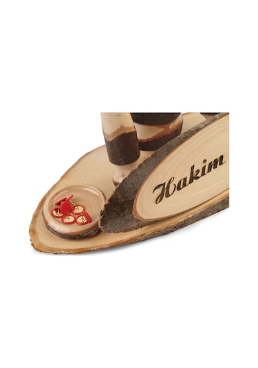 Masa Üstü İsimlik Ahşap Masa Üstü Kalemlik - M756