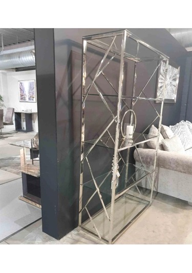 Vilma Paslanmaz Metal Kitaplık&duvar Rafı