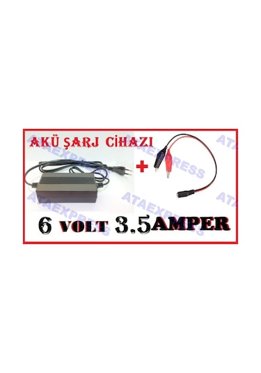 Pilsan Oyuncak Uyumlu 3.5 Amper - 6 Volt Aküler Için Şarj Şarz (439219395)