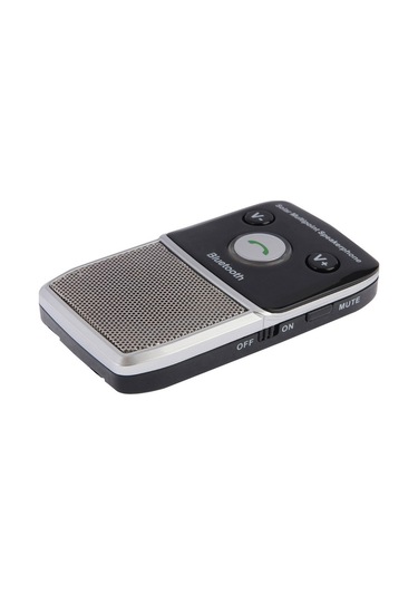 Güneş Enerjisi Bluetooth 2.1 Eller Serbest Araç Kiti Çok Noktalı Hoparlör Hoparlör İphone / Htc / Samsung, Suckers Ve Araç Şarj Cihazı İle