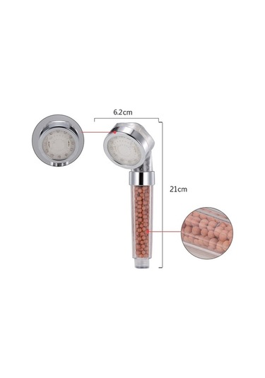 Ulzyvf Ve Teknolojili Su Renkli Renk Led Karakter Filtreli Duş Değiştiren Çok Başlığı Anion 112 - Kv Çok Renkli