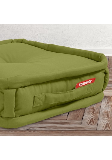 Xpermate Bisküvi Minder Petek Önü Fransız 45x45x14 Yeşil