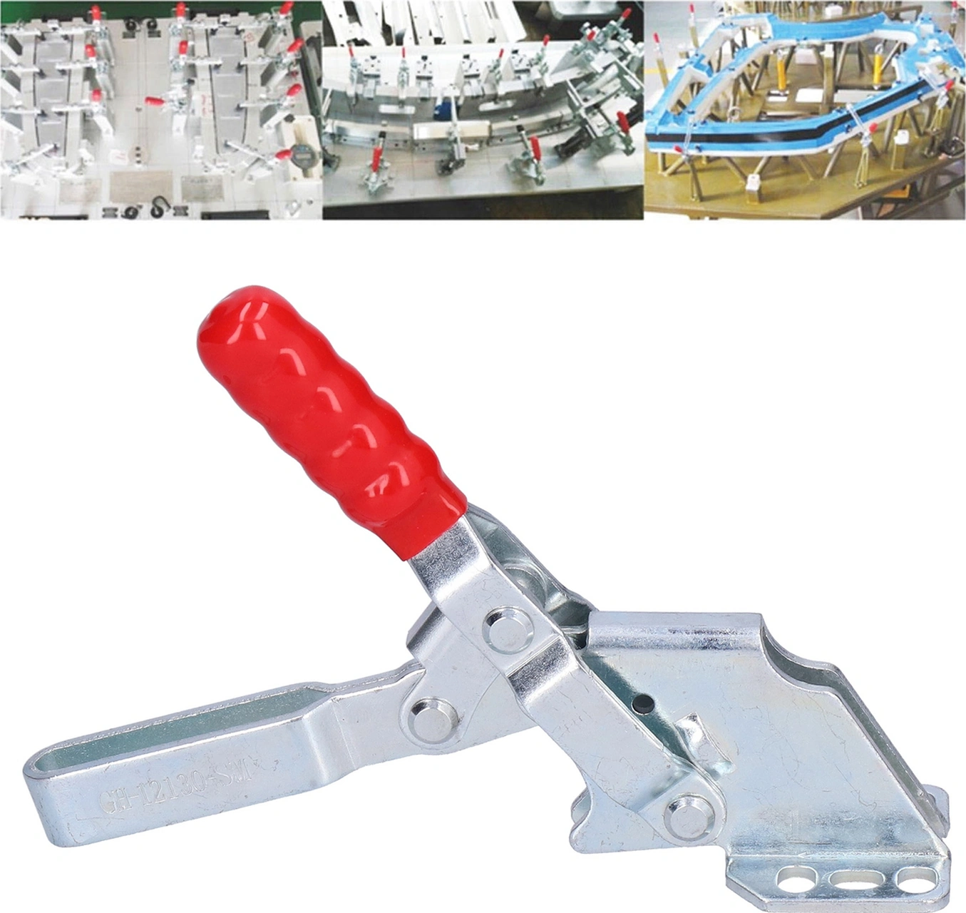 Geeroyoo Demir+plastik 230kg Basınçlı Toggle Clamp - Makine İşlemleri, Kaynak Ve Elektronik Kurulum İçin Hızlı Tutucu Diğer