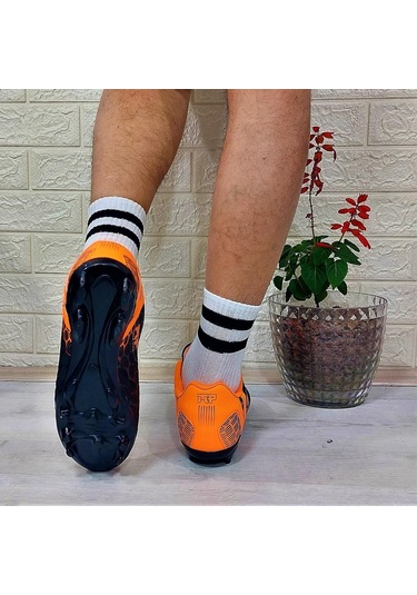 M.p 1357 Siyah-turunucu Krampon Çimsaha Futbol Ayakkabı 001