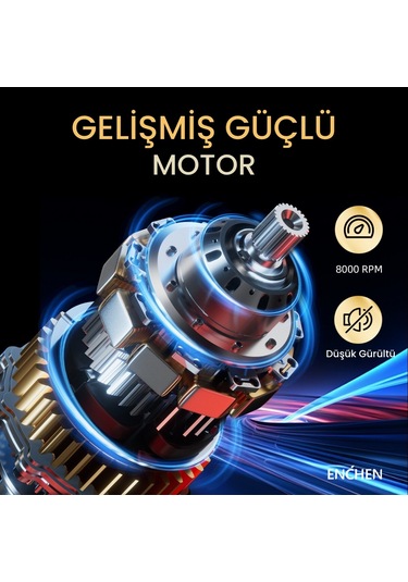 Enchen Beardo 3 Gold Çok Fonksiyonlu Tüm Vücut İçin Uygun Şarjlı Saç Ve Tıraş Makinesi