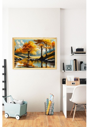 Ahşap Çerçeveli Puzzle - Tablo Hthp - 006 23 X 32 120 Parça