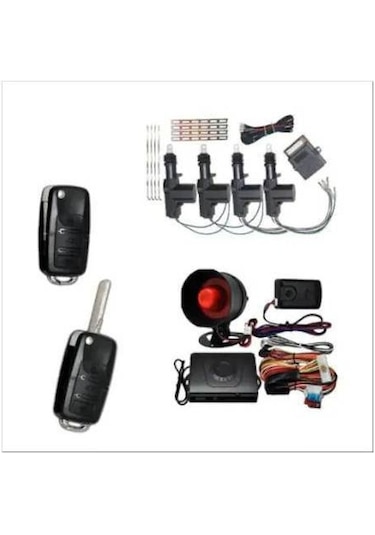 Sustalı Model Oto Alarm Seti + Oto Merkezi Kilit Sistemi