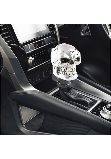 Suntek Manuel Kafatası Vites Değiştirme Topuzu Gümüş