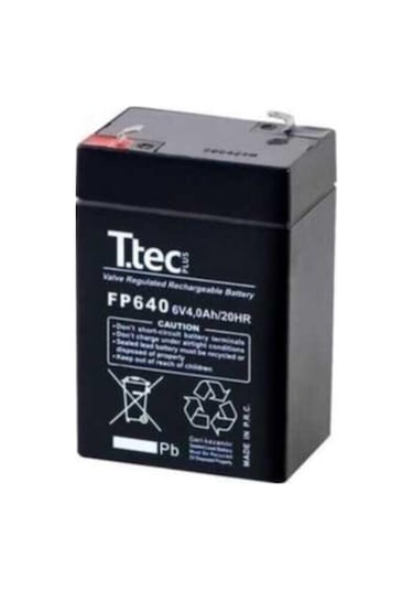 Ttech Ttec 6v 4ah Bakımsız Kuru Akü