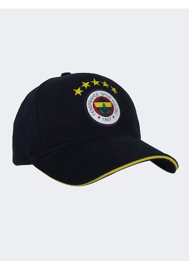 Fenerbahçe Unısex 5 Yıldız Logo Şapka Lacivert