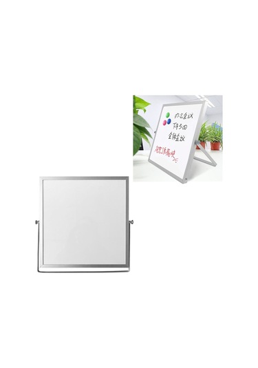 Cbtx Taşınabilir Manyetik Masaüstü Küçük Beyaz Tahta Mesaj Yazı Tahtası, Boyut: 25cm X 25cm