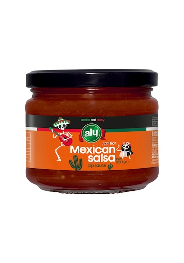 Aly Hot Meksika Salsa Dip Sos 300 G