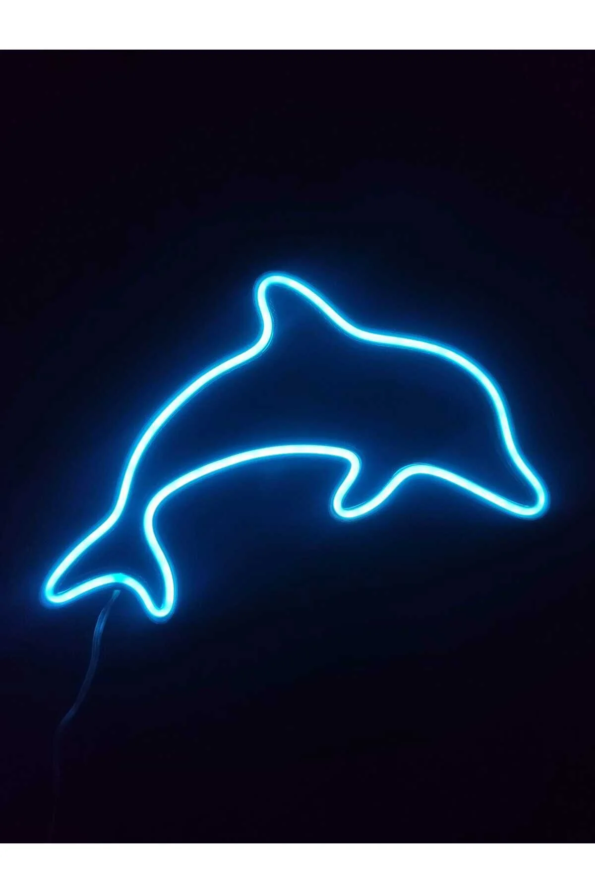 Yunus Neon Led 3d Baskı Buz Mavisi