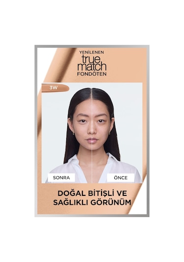 L'Oreal Paris True Match Bakım Yapan Fondöten 3D Golden Beige