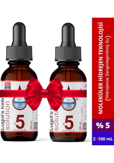 Dolar Kimya Lugol İyot Çözeltisi %5 Roll-On 2 x 100 ML