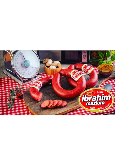 Afyon İbrahim Mazlum Dana Kangal Sucuk 1 KG