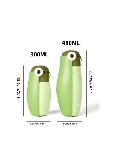 Willowhaven Küçük Yeşil Taşınabilir Kedi Köpek Tavşan Seyahat Su Şişesi Sızdırmaz