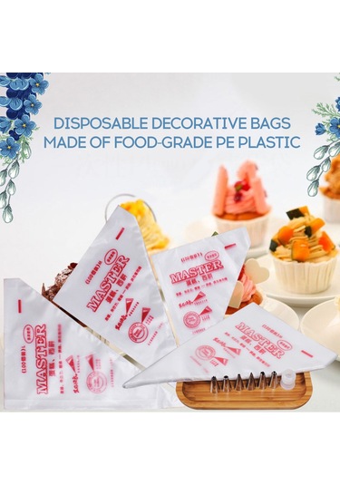 Springsun "3 Boyutlu Tek Kullanımlık Pasta Dekorasyon Torbası - Sağlıklı, Pratik Ve Çevre Dostu" Diğer