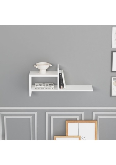 Hisar Duvar Rafı Beyaz