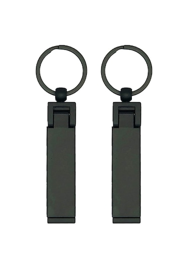 Mufunye Zinc Alloy Çift Fonksiyon Masa Çanta Kanca Ve Telefon Tutucu, Katlanabilir, 10 Pound Taşıma Kapasitesi, 2 Adet Siyah