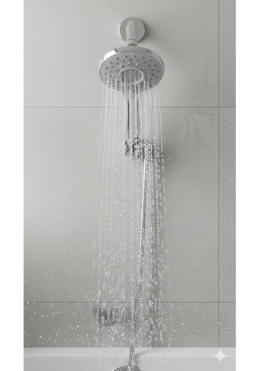 Defne Renk Detayları Ve Krom Rengi Gövdesi Ve Şık Tasarımı İle Kaliteli 3 Fonksiyonlu El Duşu Krom