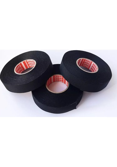 Tesa Tesa 51036 Elektrik Bandı 3 Adet 25 Metre 19mm Pet Kumaş 179658176