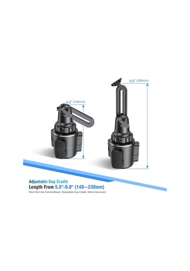 Joyjadehub Evrensel Araba Qi 15w Kablosuz Şarj Cihazı Bardak Cep 1pc