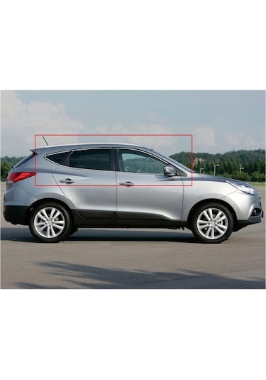 Hyundai İx35 Cam Çıtası Çerçevesi Kromu Nikelajı Komple