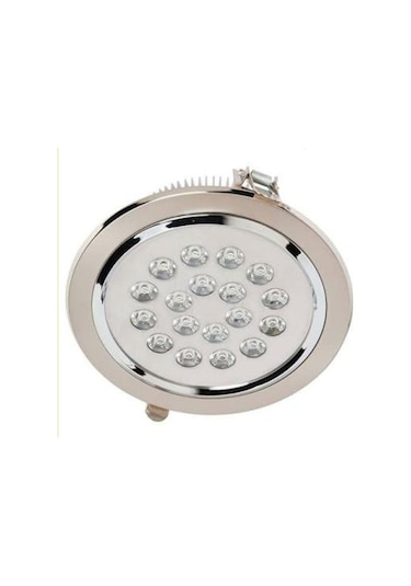 Krom Kasa Hl677L Horoz Marka 18+1 Power Ledli Sarı Işık Spot